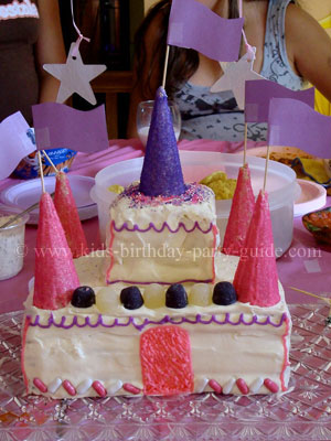 castle birthday cake