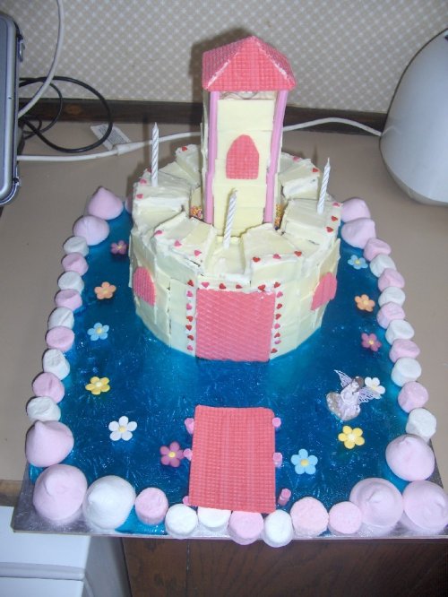 little girl#39;s castle cake